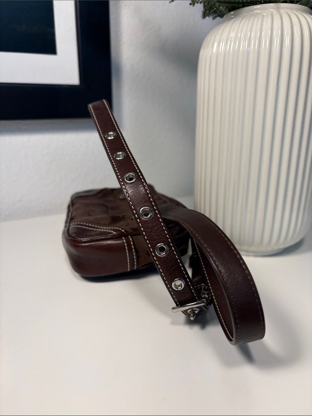 COACH Y2K Mini Signature Jacquard Canvas Belt Bag - Picture 15 of 16